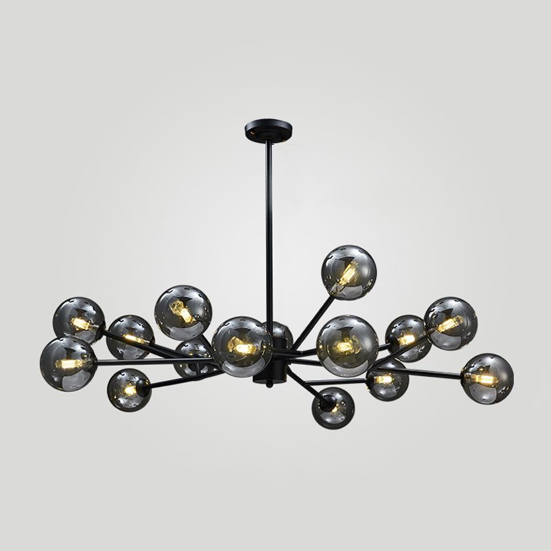 Modern Hanging Chandelier Lamp Global Glass Suspension Chandelier Pendant Light