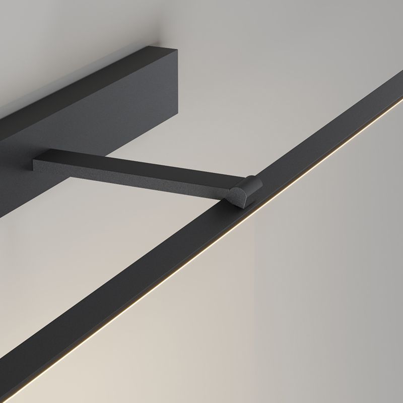 Streifen Badezimmer Leuchte Leuchte Metall LED minimalistische Wandleuchtenbeleuchtung