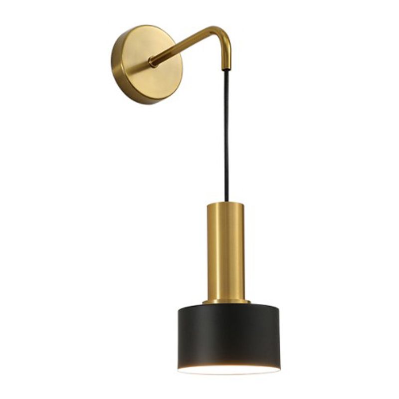 Lámpara dorada de pared de la pared posmoderna de pared montada de pared para el dormitorio