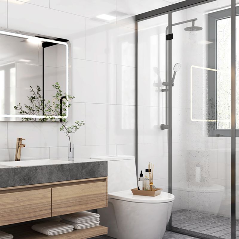 Modern Peel and Stick Backsplash Rectangular Peel and Stick Backsplash Wall Tile