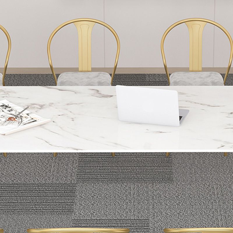 Rectangle Office Table Industrial Meeting Desk with Trestle Base