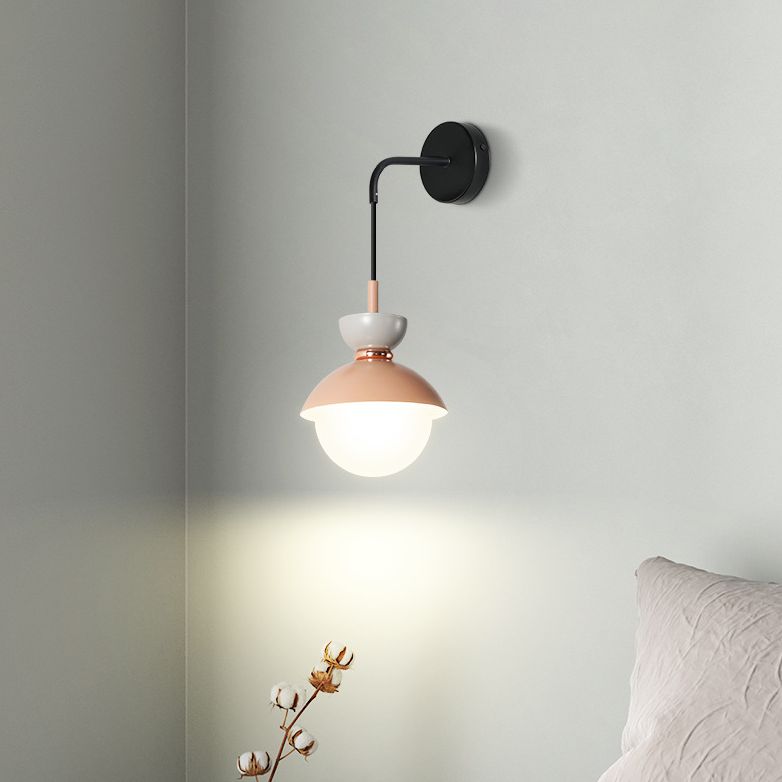 Macaroon Mini Wall SCONCE NOORDISCHE KNOORTE KLIJSTE INDOR Decoratie Wandverlichting voor slaapkamergang