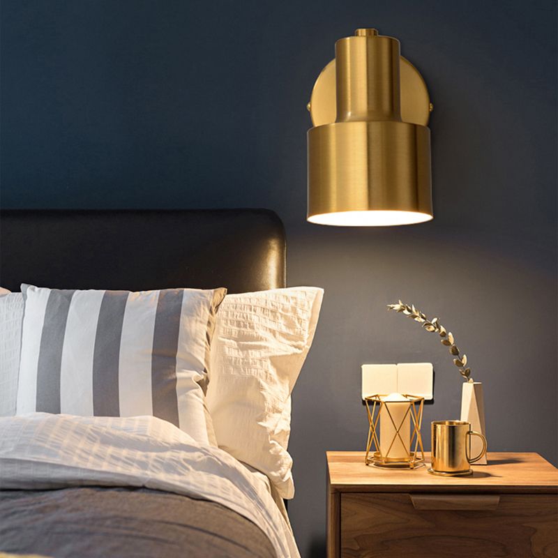 Goldene postmoderne Wandleuchte eine Lampenwandleuchte für Schlafzimmer
