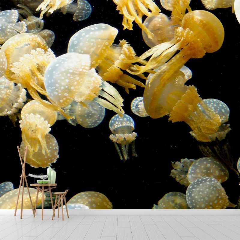 Sea Creatures Wall Mural for Sleeping Room, Water Resistant, Made to Measure