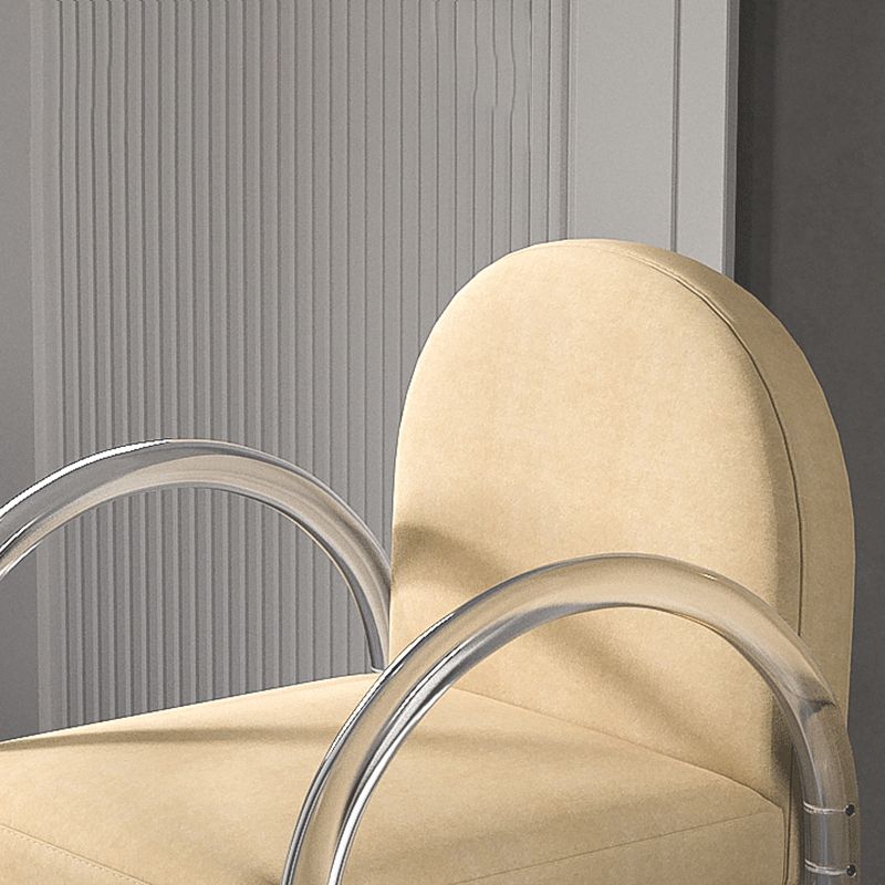 Modern Simple Arm Chair Plastic Frame Dining Chair for Dining Room