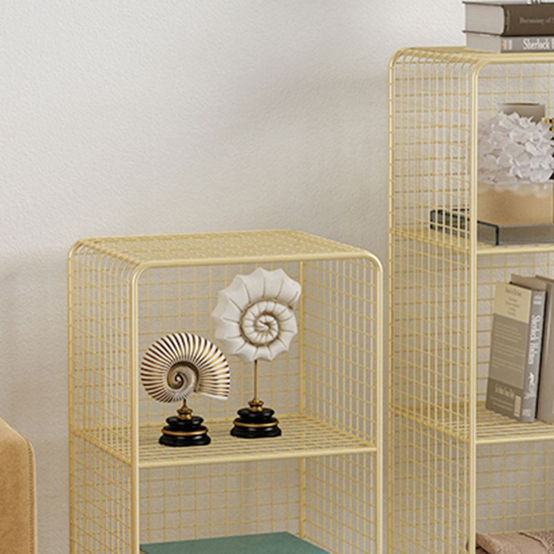 Metal Modern Standard Bookshelf Closed Back Bookcase for Home Office