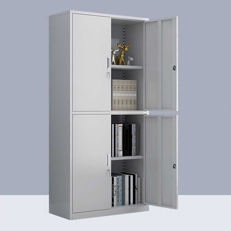Contemporary Style Wardrobe Metal Wardrobe Closet with Doors