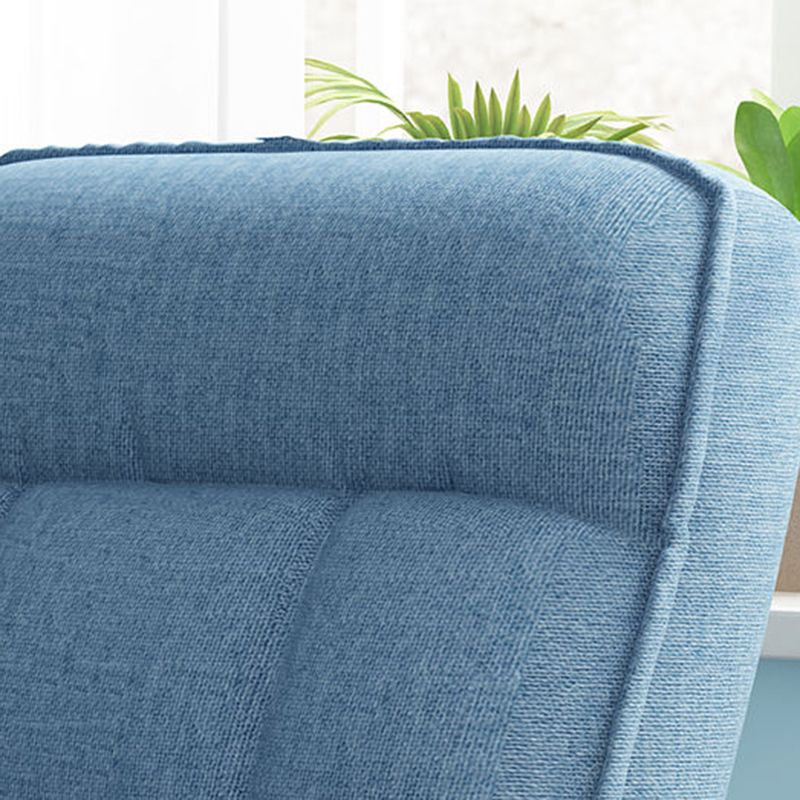 Modern Style Rocking Chair Metal Frame Spindle Rocker Chair with Cushion