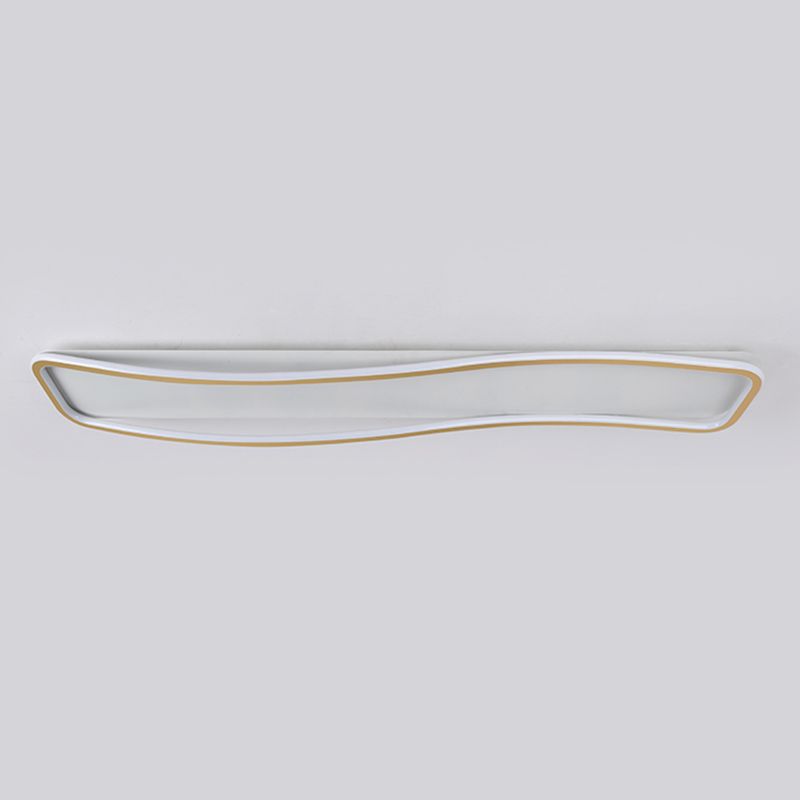 Modern Linear Ceiling Light Simple LED Ceiling Mount Lamp for Living Room Bedroom