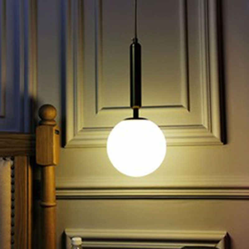 Creative Contemporary Pendant Light Fixtures with Glass Shade for Dining Room Coffee Shop