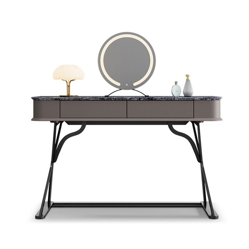 Modernism Stone Top Vanity 29.52" High Vanity Set with Stool