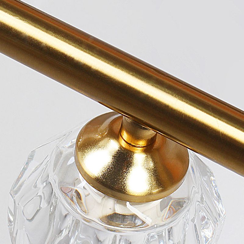 Sphère de l'île contemporaine Lumières de l'île cristalline en or