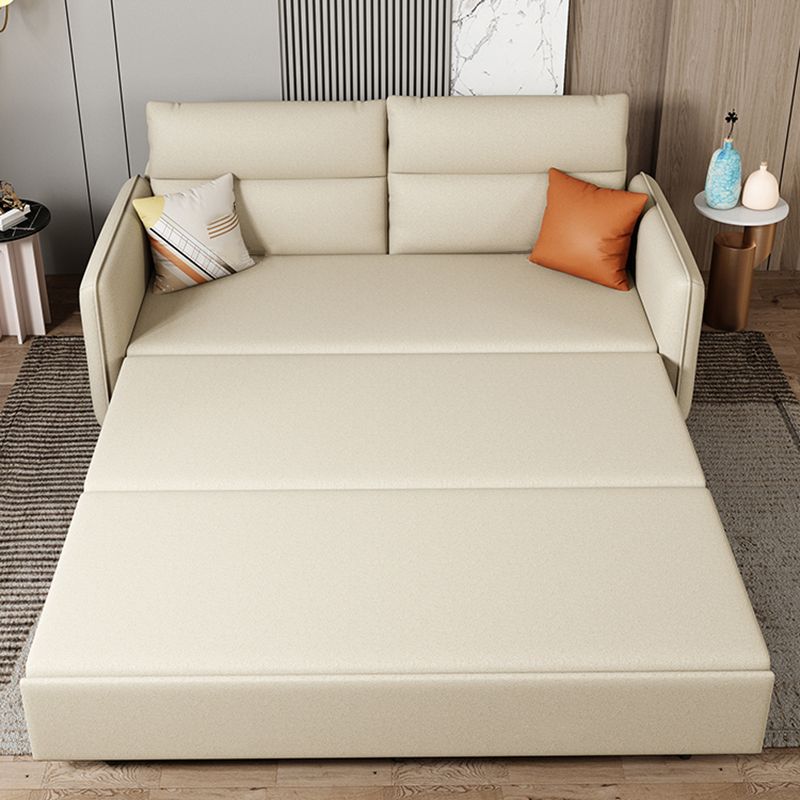 Faux Leather Stain Resistant Sofa Bed Contemporary Bed Sofa Couch