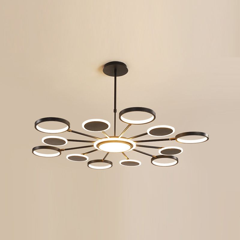 Lustres de lustre de style moderne