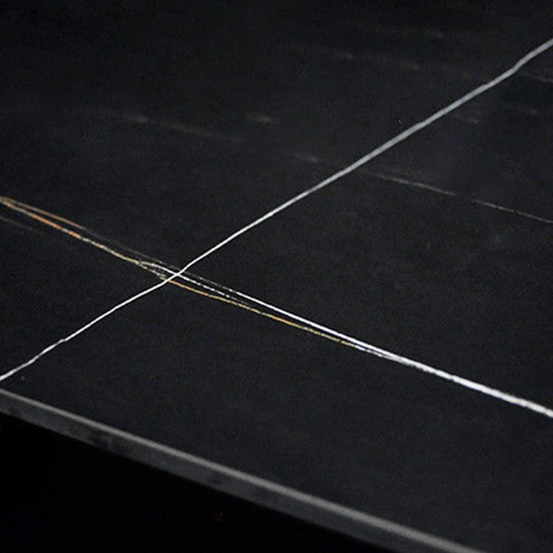 Faux Marble Counter Dining Table Contemporary Metal Base Counter Wine Table