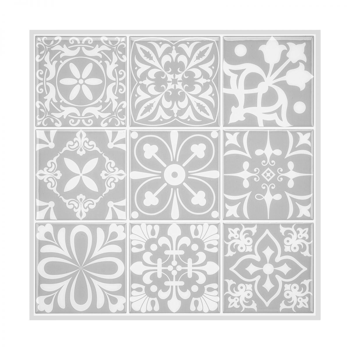 Contemporary Peel & Stick Field Tile Plastic Mosaic Tile Wallpaper
