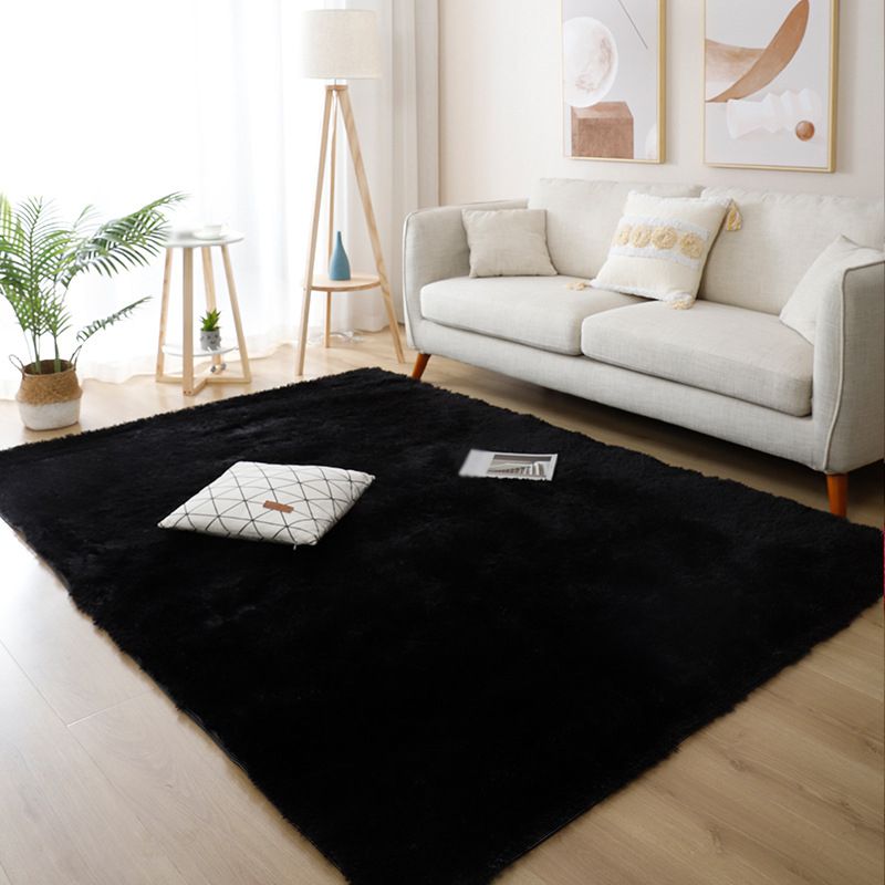 Simple Gradual Change Rug Polyester Modern Rug Stain Resistant Rug for Drawing Room