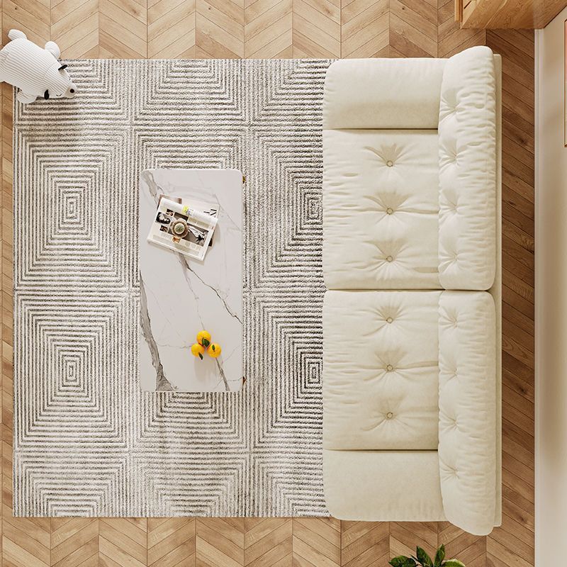 Modern Living Room Armless Tufted Split-Back Standard Seating