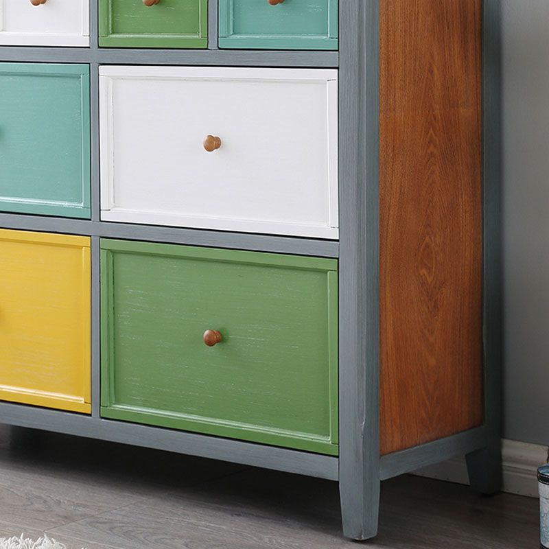 Coastal Storage Chest Manufactured Wood Dresser with 3/5/6/8 Drawers