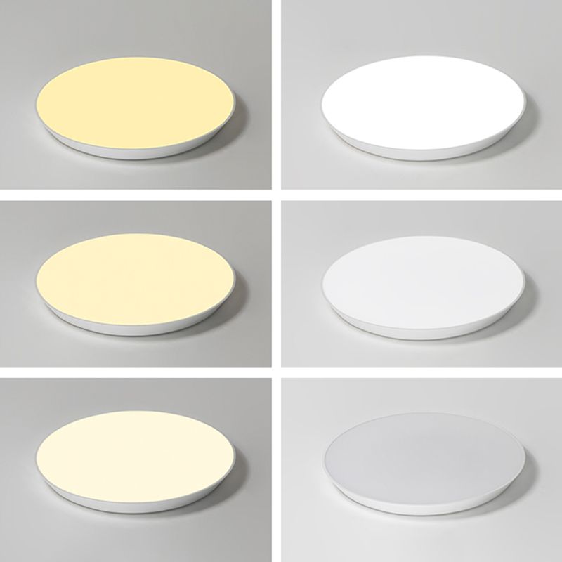 Éclairage encastré à LED blanc Plafonniers encastrés modernes avec abat-jour en acrylique