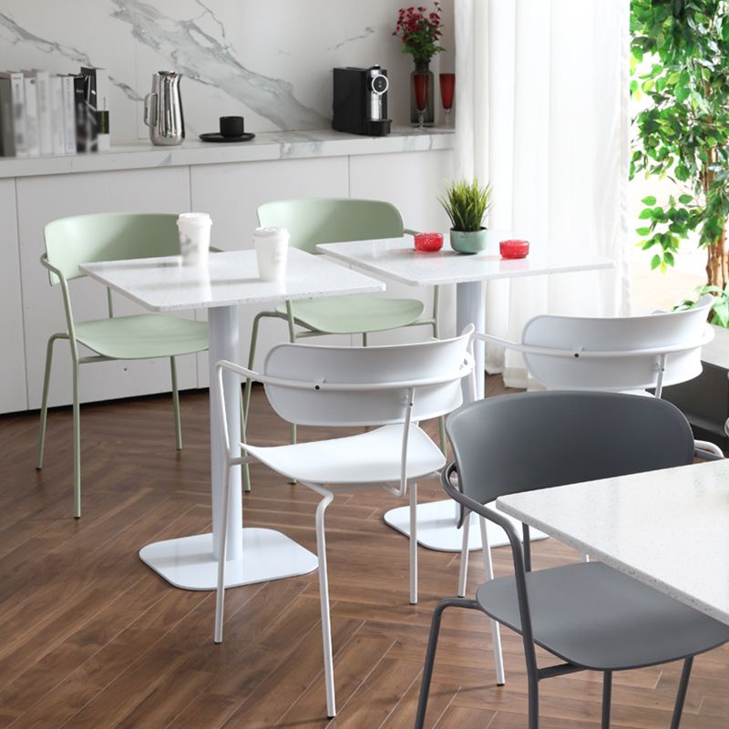 Industriële stijl eettafel voetstuk eetkamercollectie, 23,6 "l x 23.6''w x 29.5" h