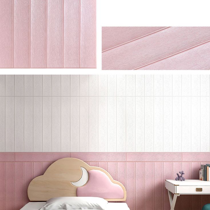 Modern Imitation Wood Grain Wall Access Panel Peel and Stick Foam Baseboard Panel