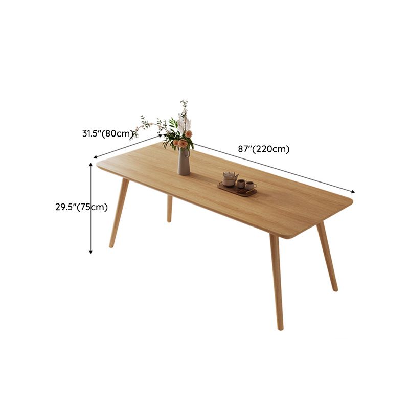 Solid Wood Furniture with Chairs 1/2/3/5 Pcs Modern Dinette Set for Home Use