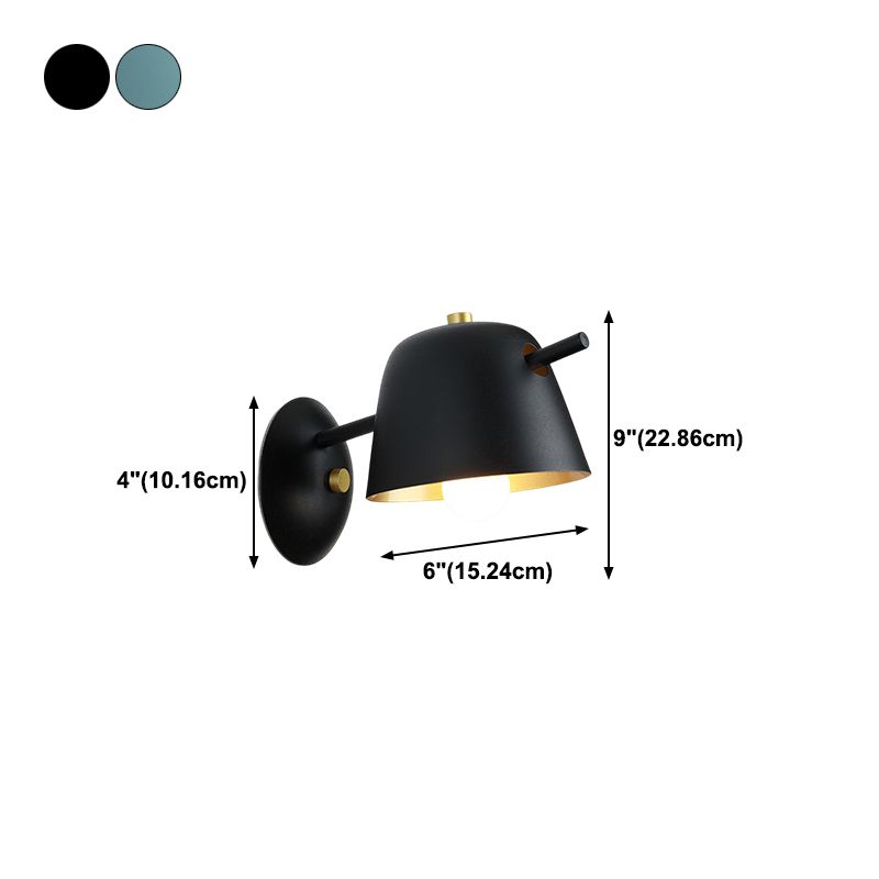 Geometric Wall Lamps Modern Style Metal 1 Light Wall Light Sconce