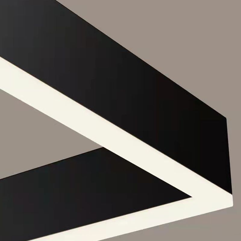 Lámparas de lámparas cuadradas de varios niveles Restaurante moderno