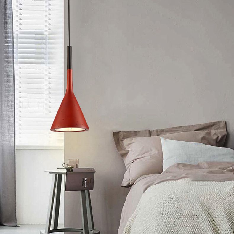 Hars taps toelopend hangende licht Noordse moderne stijl 1 lichte eettafel plafond hanglamp