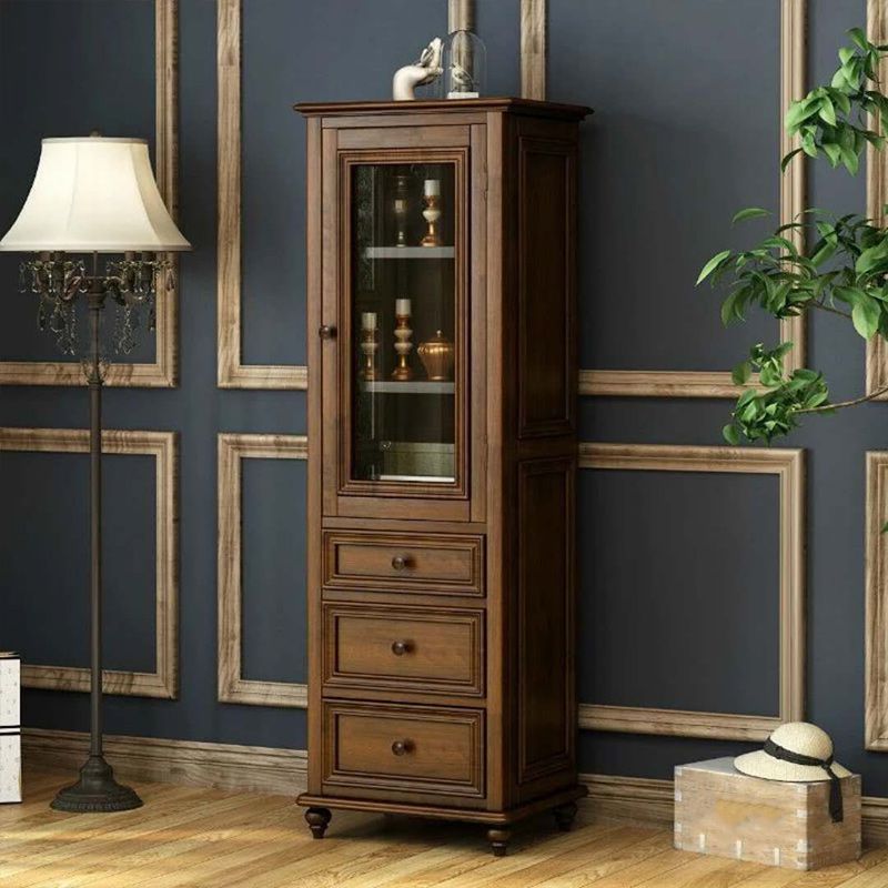 Scratch Resistant Storage Cabinet Glass Paned Standard Cabinet