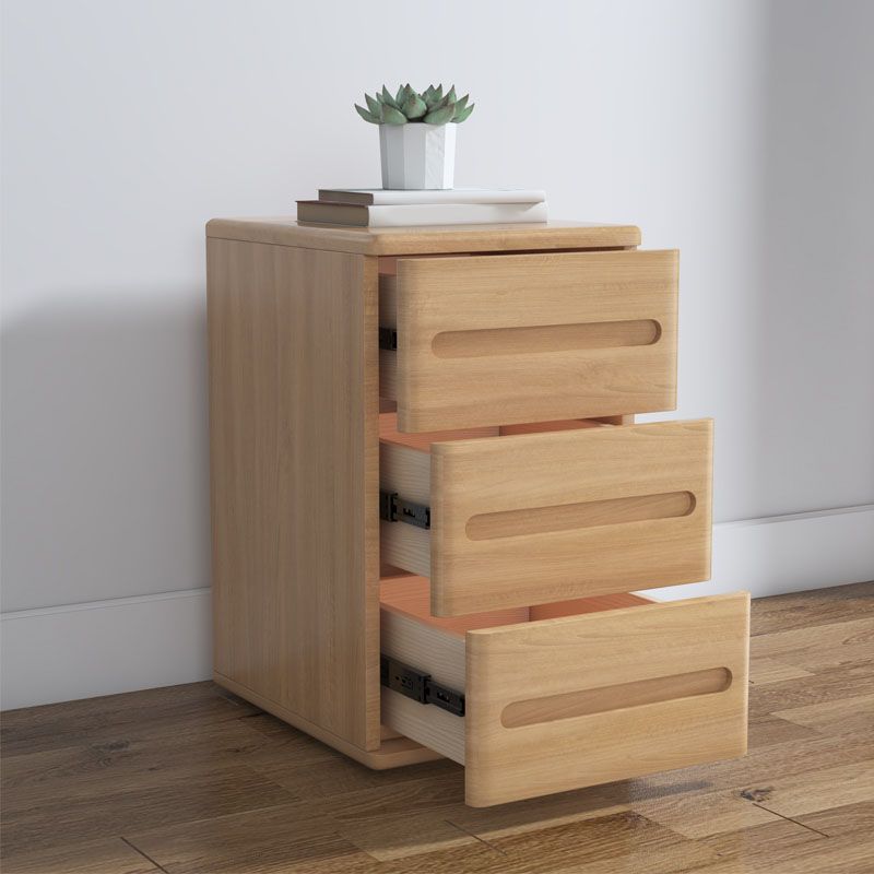 Modern Storage Chest Dresser Solid Wood Dresser with 3 Drawers