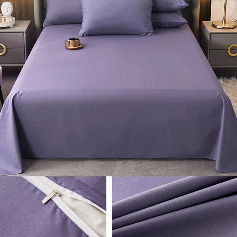 Cotton Bed Sheet Set Modern Elegant Fitted Sheet for Bedroom