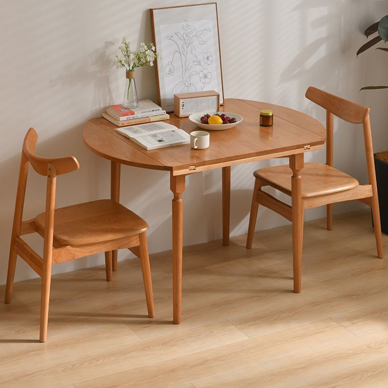 Modern Dining Chairs Set 1/2/5 Pcs Solid Wood Folding Dining Table
