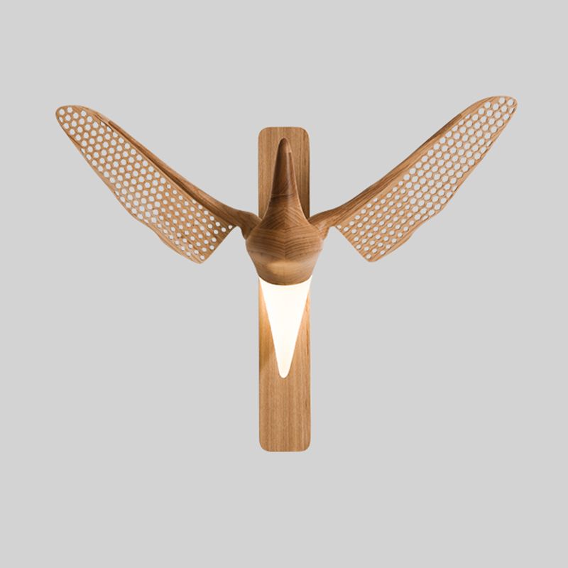 Lámpara de pared en forma de gaviota de estilo diseñador 1 Luz de la sala de estar de la sala de estar Luz montada en la pared