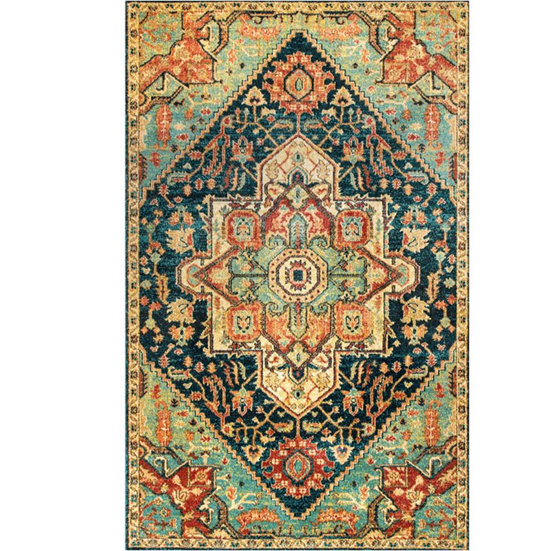 Shabby Chic Indoor Rug Distressed Victorian Carpet Polypropylene Easy Care Rug for Home Decoration