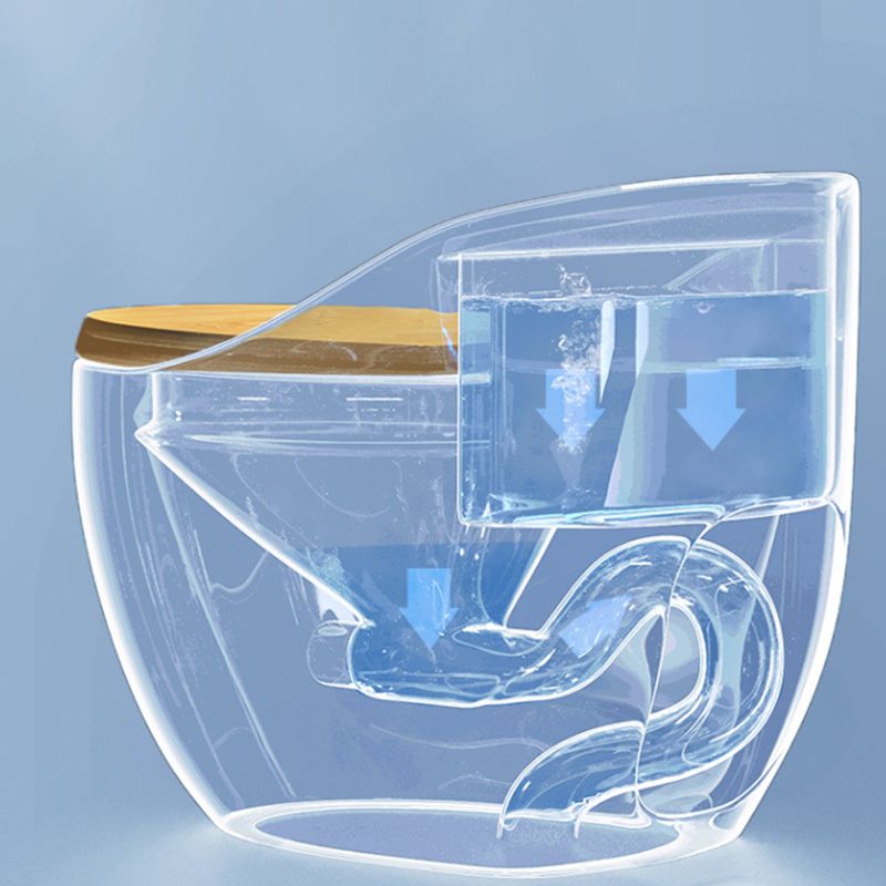 Modern Urine Toilet Concealed Tank One Piece Ceramic Toilet Bowl with Seat