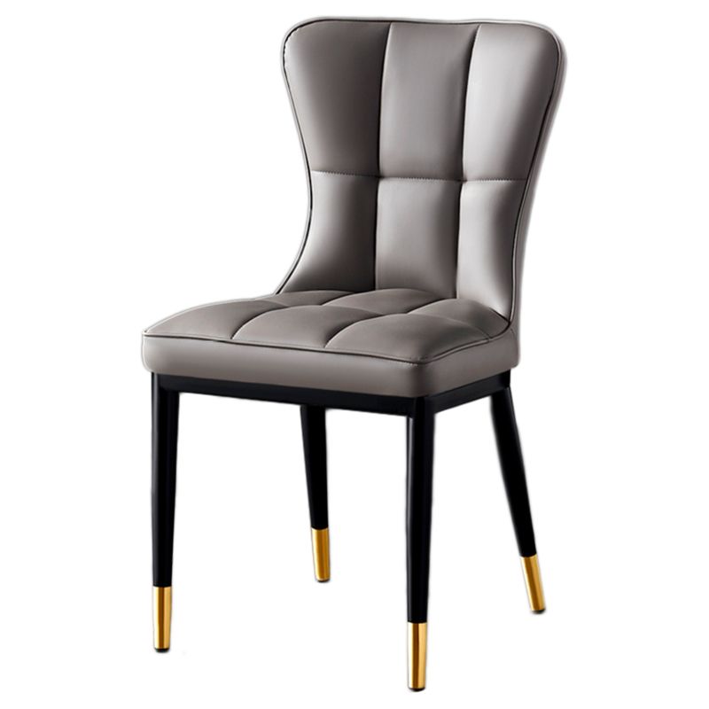 Parsons Dining Room Chair Glam Armless Dining Chairs for Home