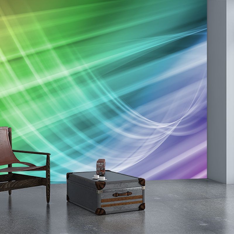 Abstract Mural Modern Stain Resistant Wall Art for Sitting Room, Made to Measure