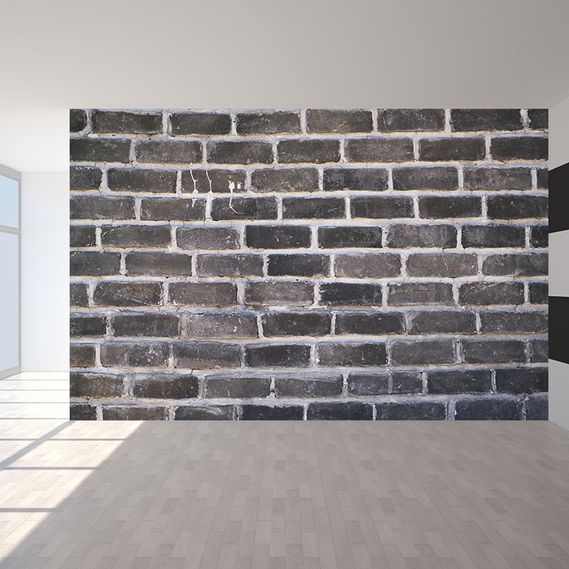 Industrial Style Wallpaper Murals with Brick Wall Pattern Environment Friendly Wall Covering