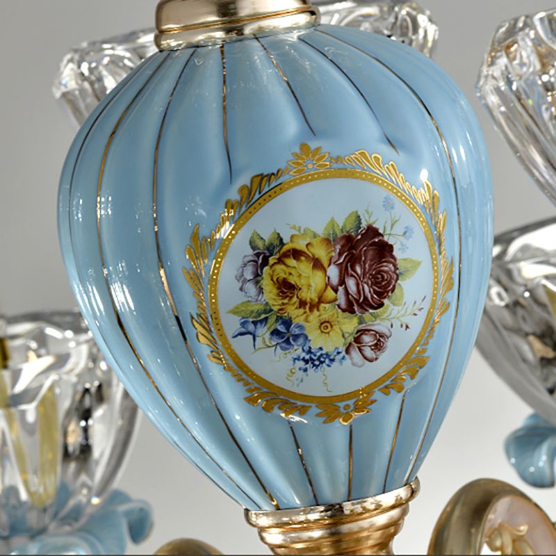 Nordic Style Chandelier Light Postmodern Style Crystal Pendant Light for Living Room