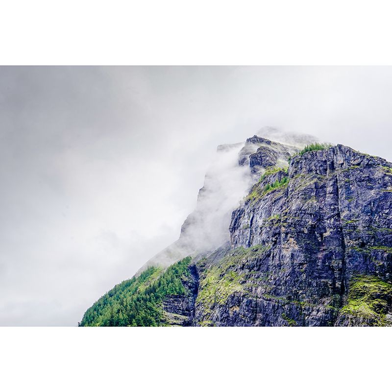 Environment Friendly Photography Mountain Wall Mural Sitting Room Wallpaper