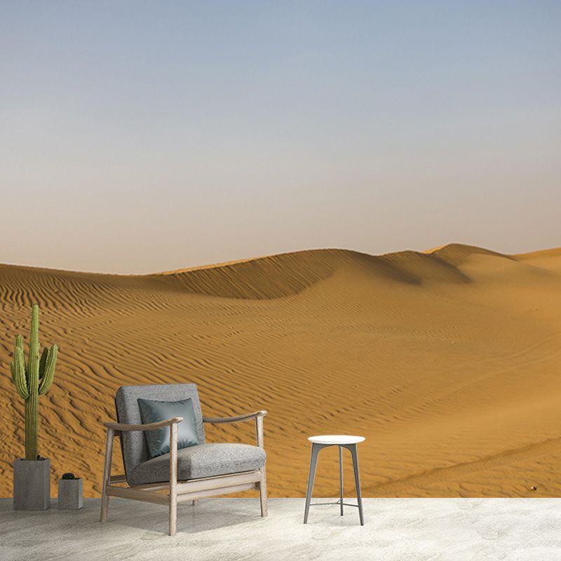 Modern Desert Mural Wallpaper Mildew Resistant Bedroom Wall Decor