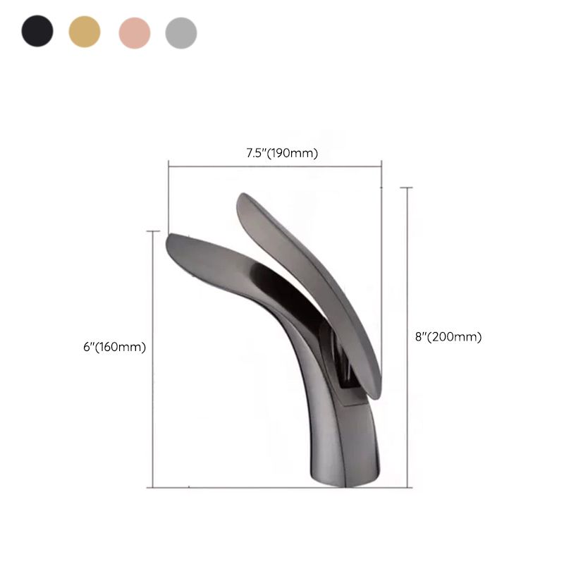 Light Luxury Vessel Faucet Single Hole Faucet Lever Handle Bathroom Faucet