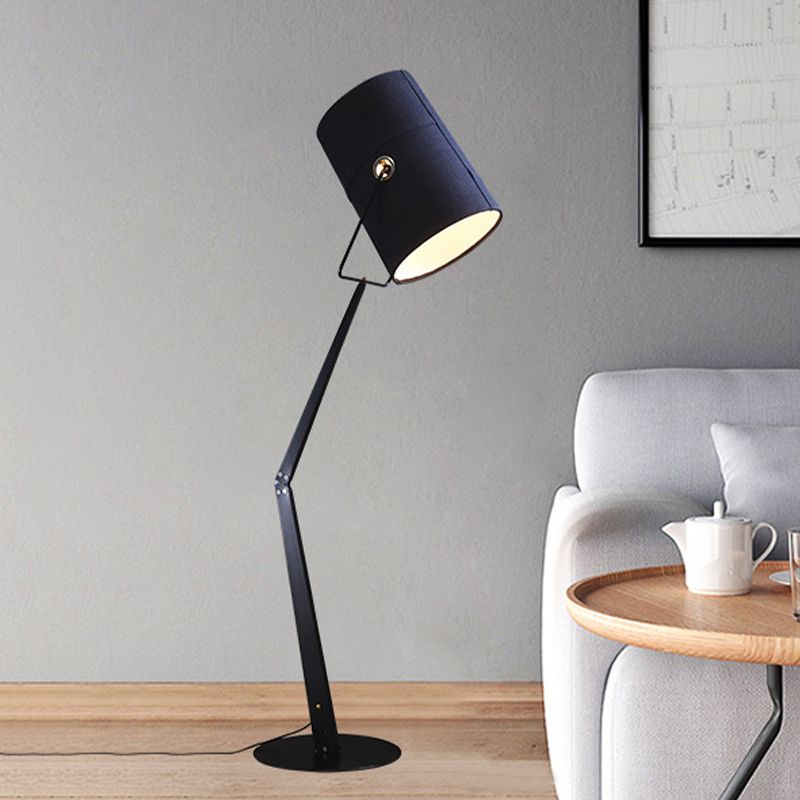 Lampada di supporto per barretto modernista con braccio altalena metallo 1 Studio Bulb Studio Luce in bianco/nero