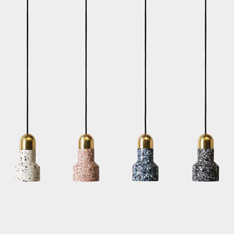 Ciment Fashit Lampe Hanging Lights Modern Style 1 Light Pendant Light pour salle à manger