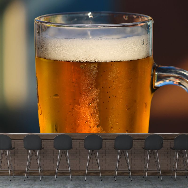 Minimalist Wine Mural Decoration Painting Wall Art for Bar Decor, Moisture Resistant