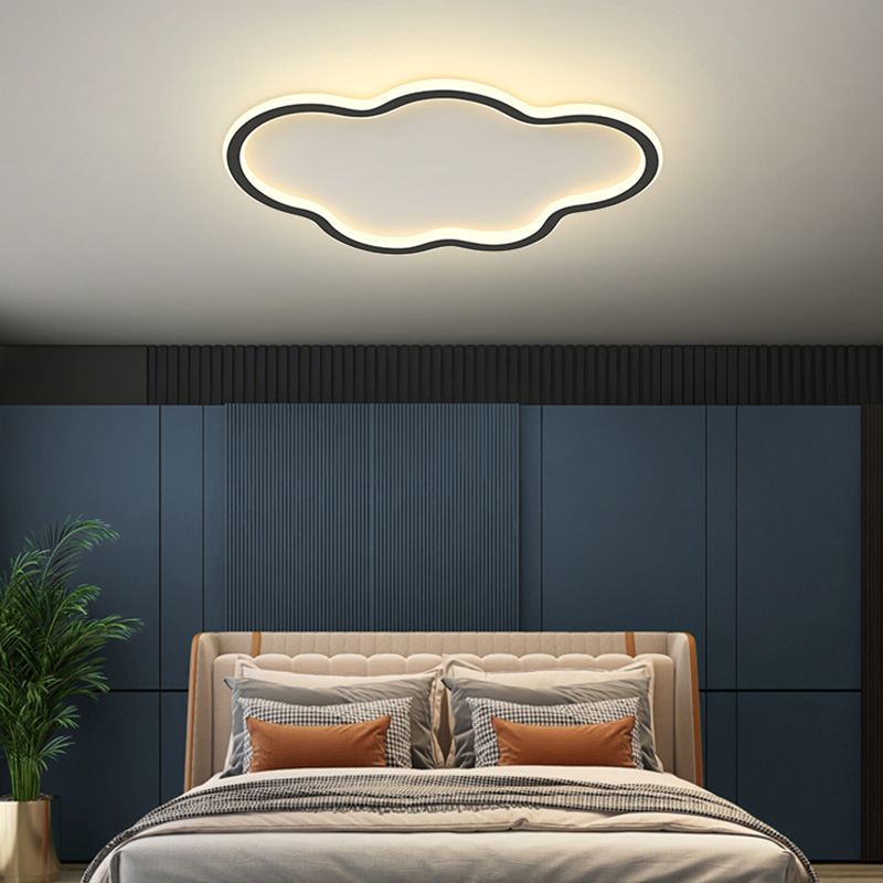 DEL acrylique Fixture d'ébullition dans la Simplicité moderne Aluminium Nuage de nuages Montage pour la chambre