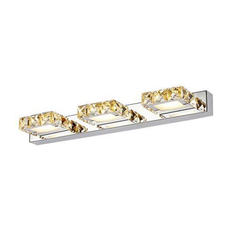 Modern Crystal Makeup Mirror Light Simple LED Mirror Lamp Fixture for Bathroom
