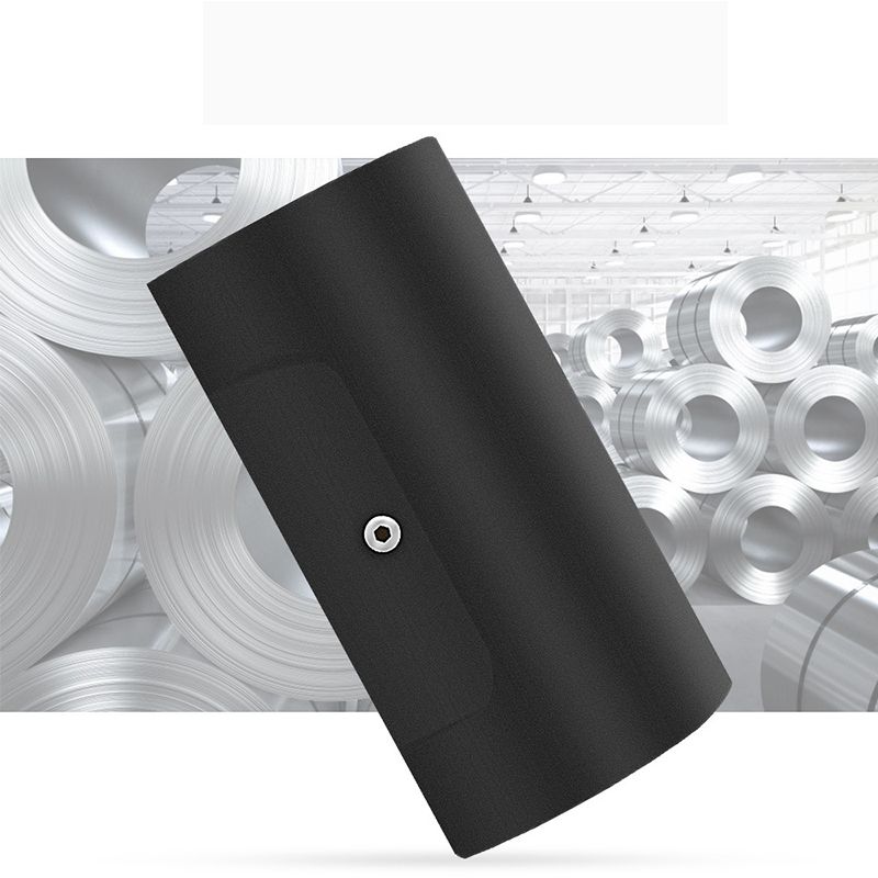 Moderne Aluminium -Wandleuchte geometrische schwarze Multi -Licht -Wandwaschmaschine für draußen